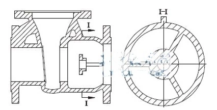 A Combination of Gate Valves and Check Valves