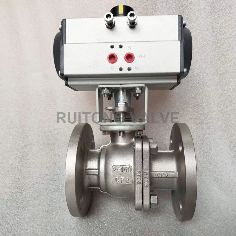 Pneumatic Actuator Floating Ball Valve