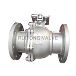 DIN DN80 Ball Valve With High Mounting Pad