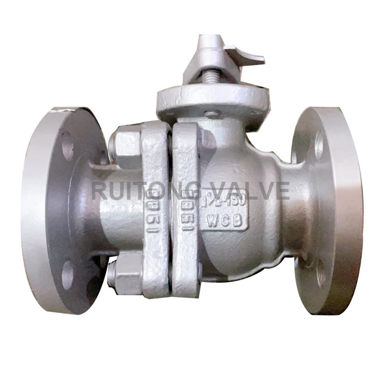 Class150 2PC Flanged WCB Flanged Ball Valve