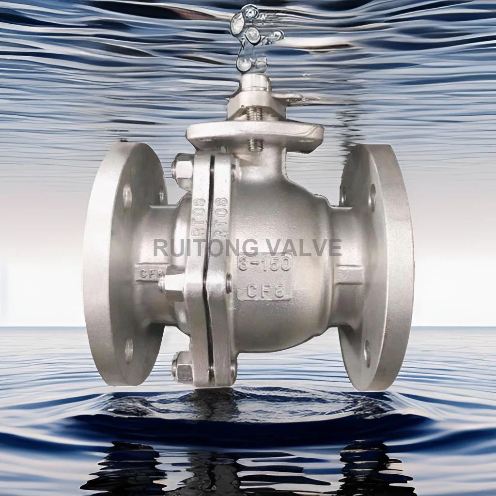 Stainless Steel CF8 CF8M Class150  Floating Ball Valve