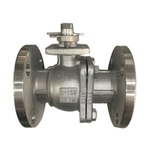 Stainless Steel 304 316 1 1/2 inch flanged ball valve