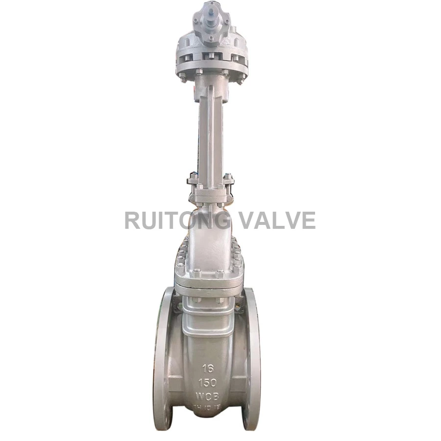 Class150 Cast Steel WCB 16 Inch Gearbox Gate Valve